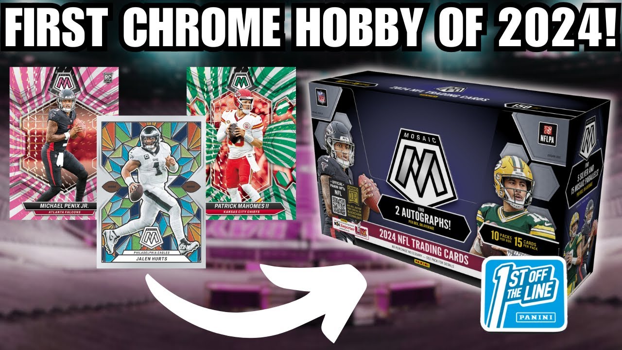 FIRST CHROME PRODUCT OF 2024! Panini Mosaic Football FOTL Review!