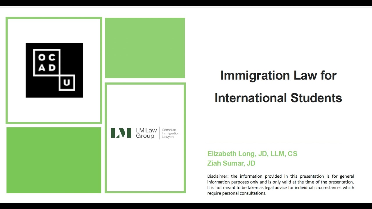 Immigration Law for International Students