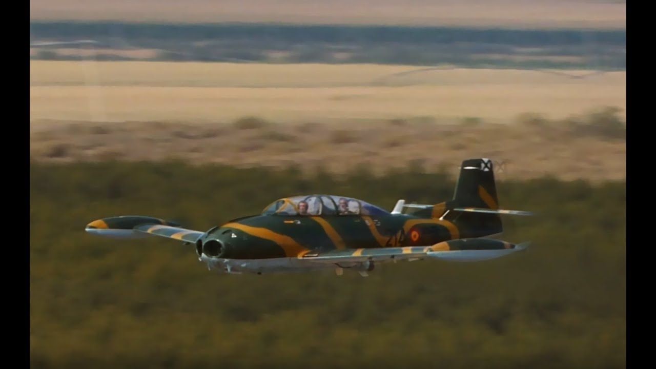 Hispano Aviación Ha-220 Super Saeta display at Festa al Cel 2019 Airshow