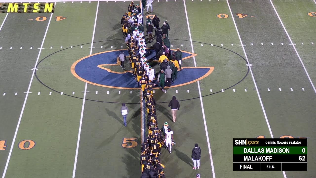 High School Football - Dallas Madison Trojans vs Malakoff Tigers - 11/11/2022