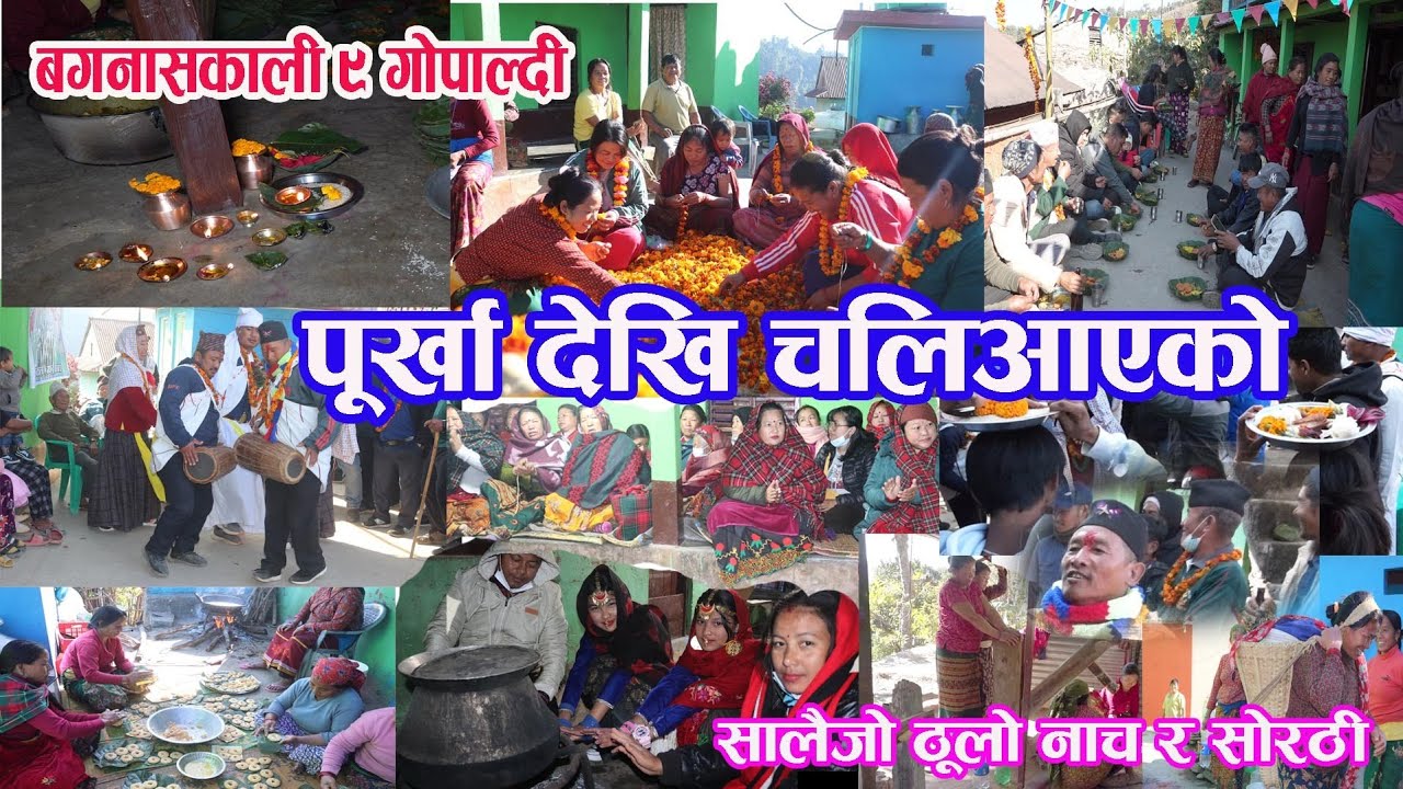 पूर्खा देखि चलि आएको सालैजो,ठूलो नाच र सोरठी नाच बगनासकाली ९ गाेपाल्दी पाल्पा 2079