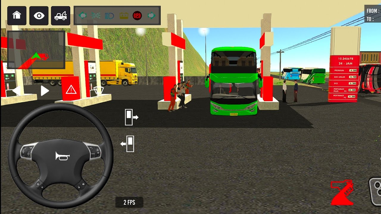 euro coach bus simulator 😱🚌 || new coach bus simulator part - 4  Android gameplay