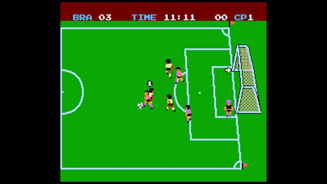 NES Soccer (1985) Gameplay
