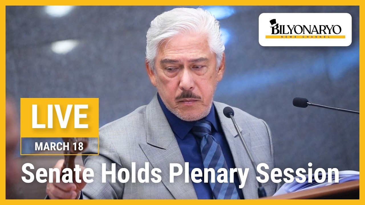LIVE: Senate Holds Plenary Session | March 18, 2026