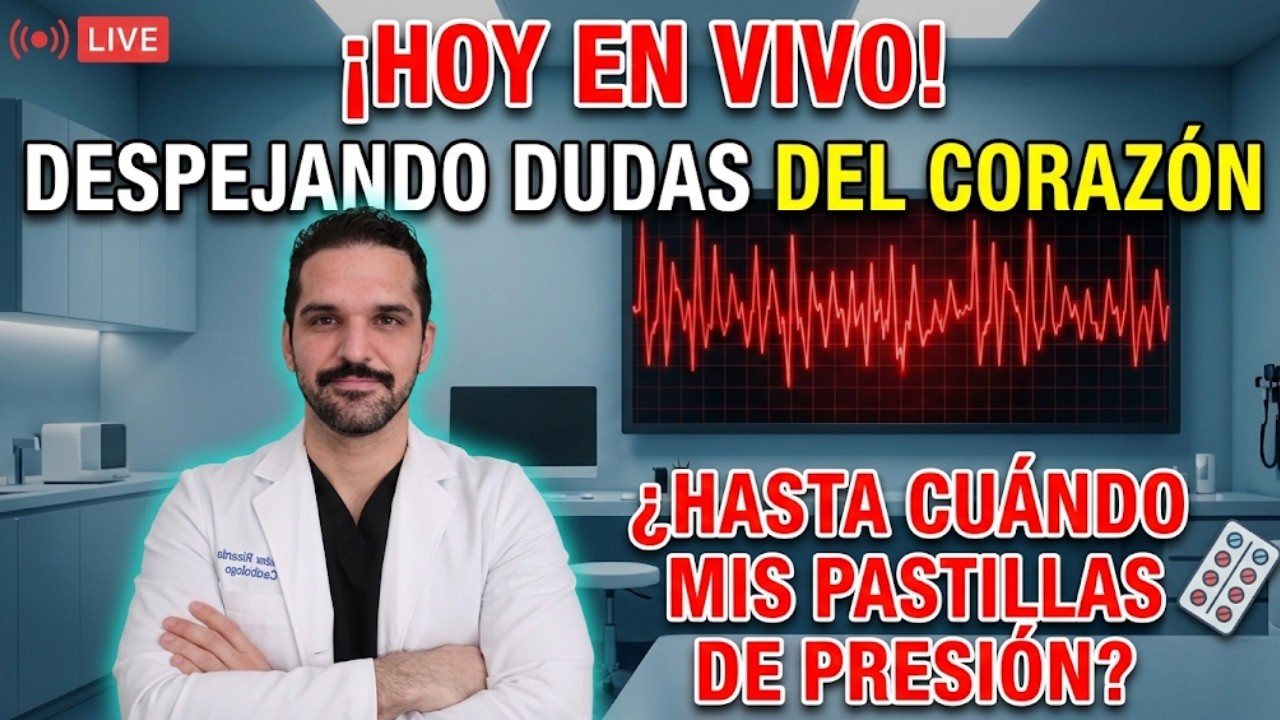 ¿Hasta cuándo tomar pastillas de presión? 💊 (En vivo)