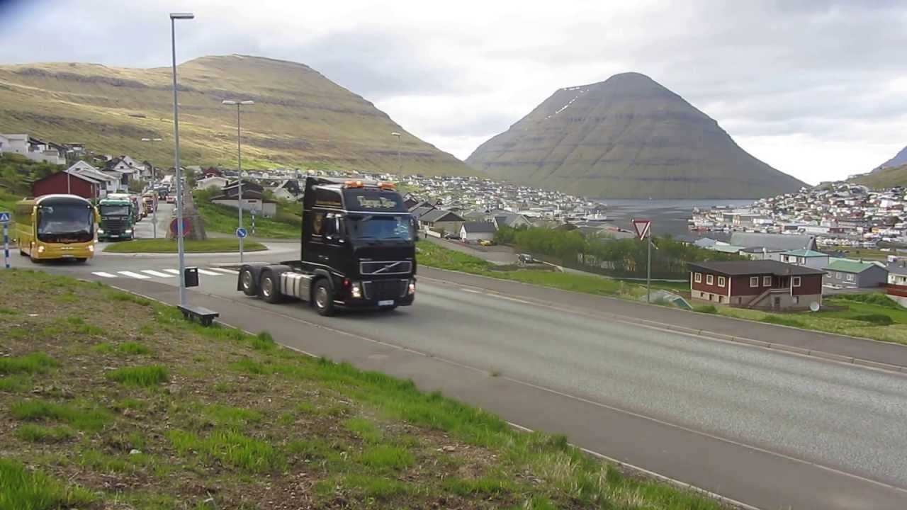 Trucker Festival in Klaksv&iacute;k.