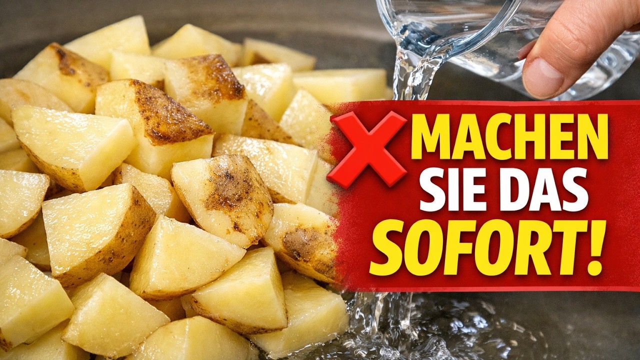 Kartoffeln geschnitten? Tun Sie DAS SOFORT, sonst ruinieren Sie Ihr Essen!