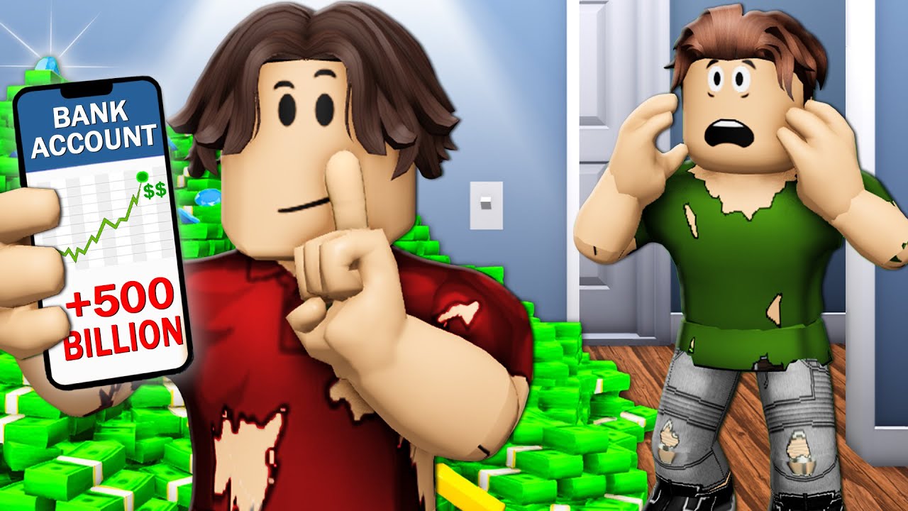 He Was Secretly A BILLIONAIRE! (A Roblox Movie)
