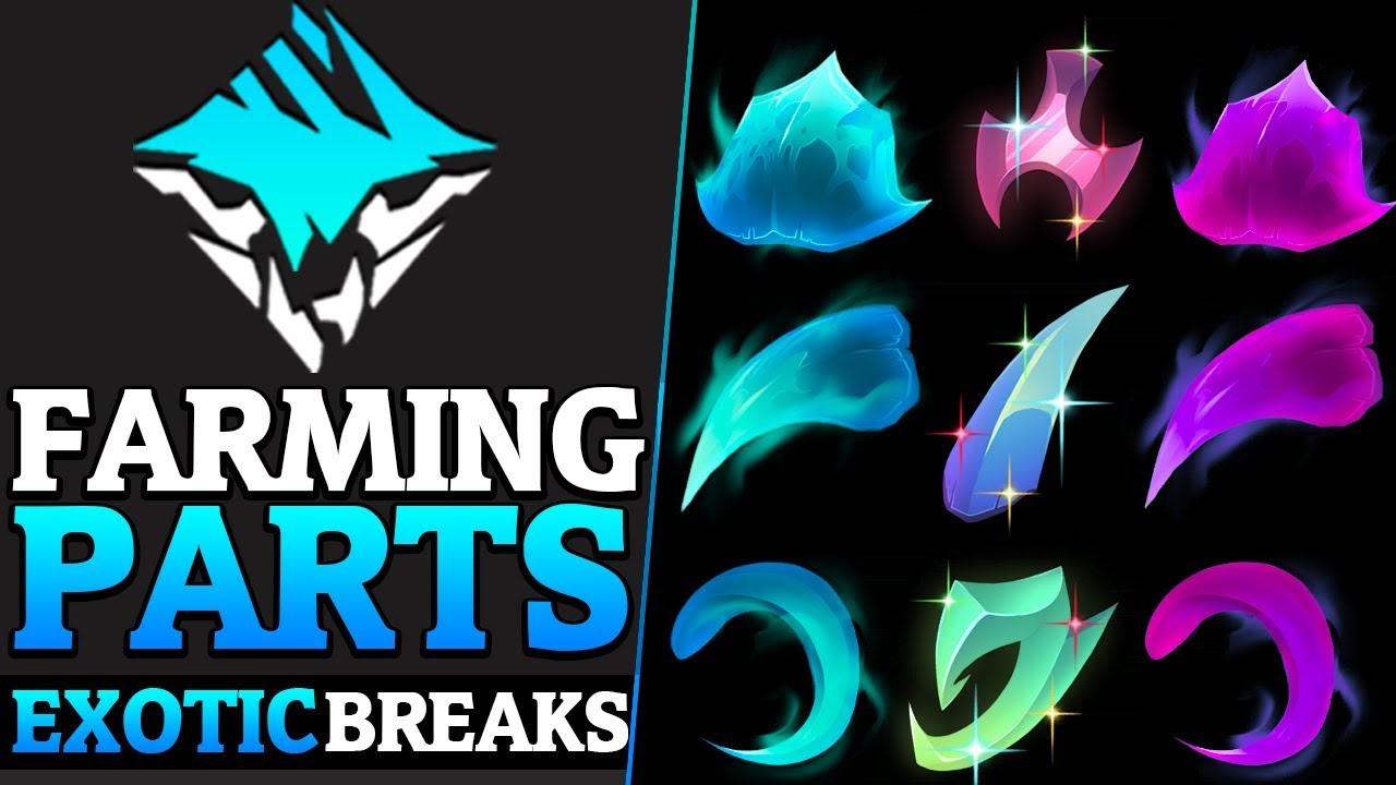 Exotic Break Parts - Part Break Builds - Elemental, Neutral and Aetheric - Dauntless Patch 0.8.2