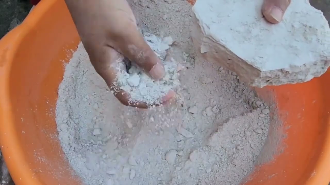 White dirt| super duper crumbling | KHSH ASMR