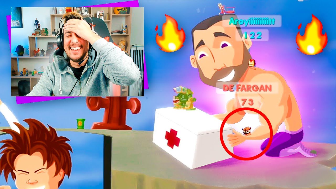 WORMS! ME PROTEJO EN LOS CALIDOS MUSCULOS DE VEGETTA!