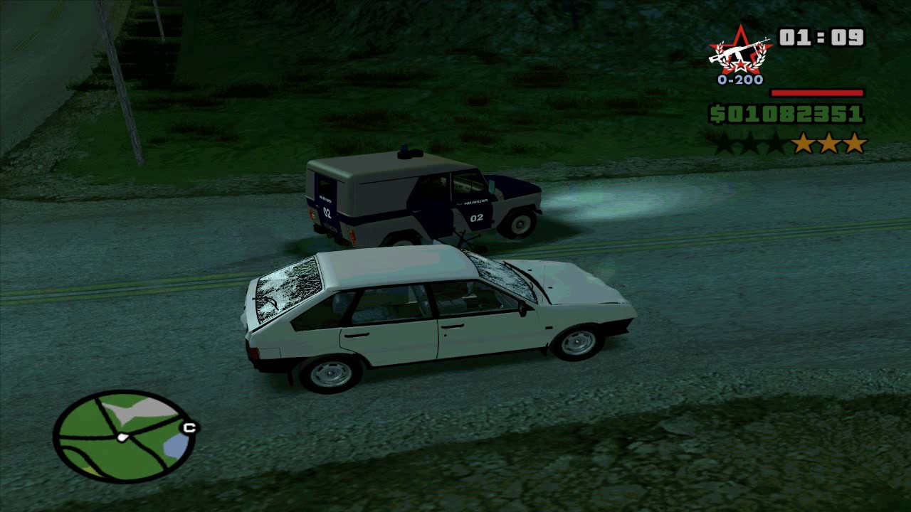 Веселимся  в GTA San - Andreas Криминальная Россия #1