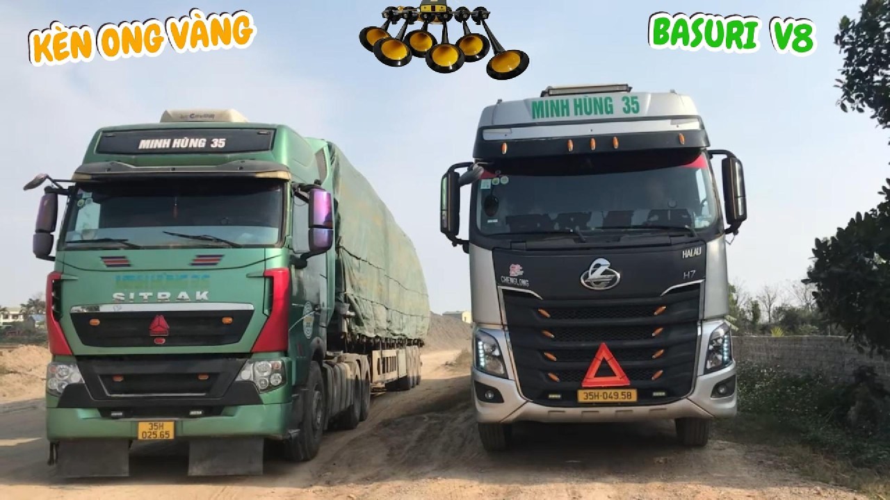 Tổng Hợp Tạch Tè Xe Tải, Kèn Thái Độ Kèn Ong Vàng Basuri V8