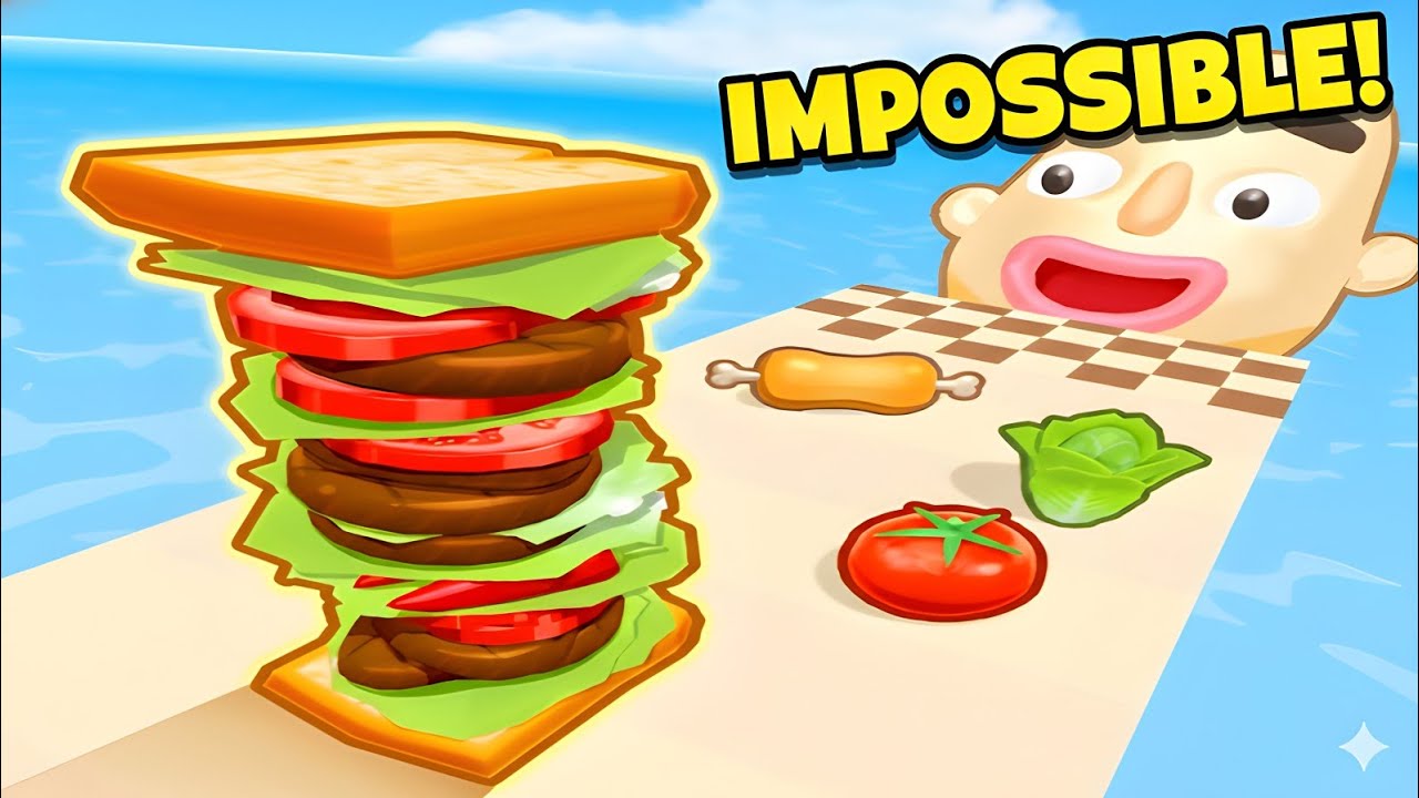 Sandwich Runner / Walkthrough Gameplay Funny