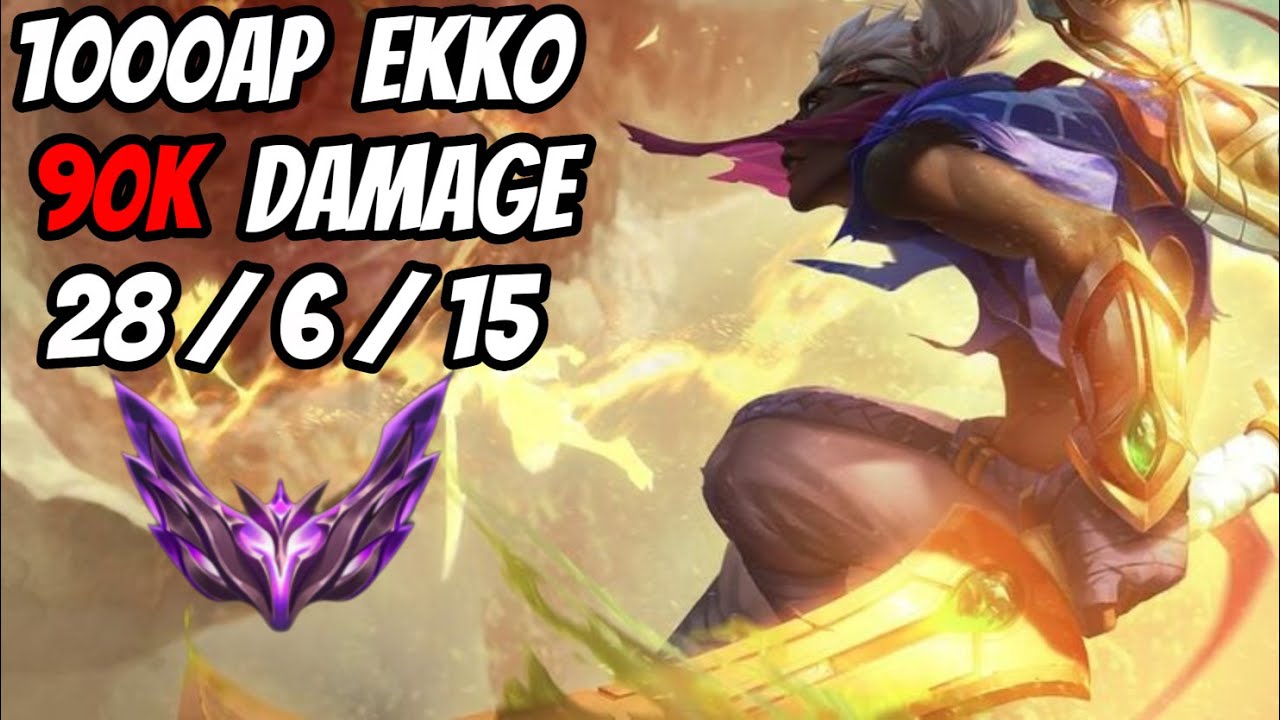 I DID OVER 90K DAMAGE WITH MY 1000 AP EKKO | Xiao Lao Ban
