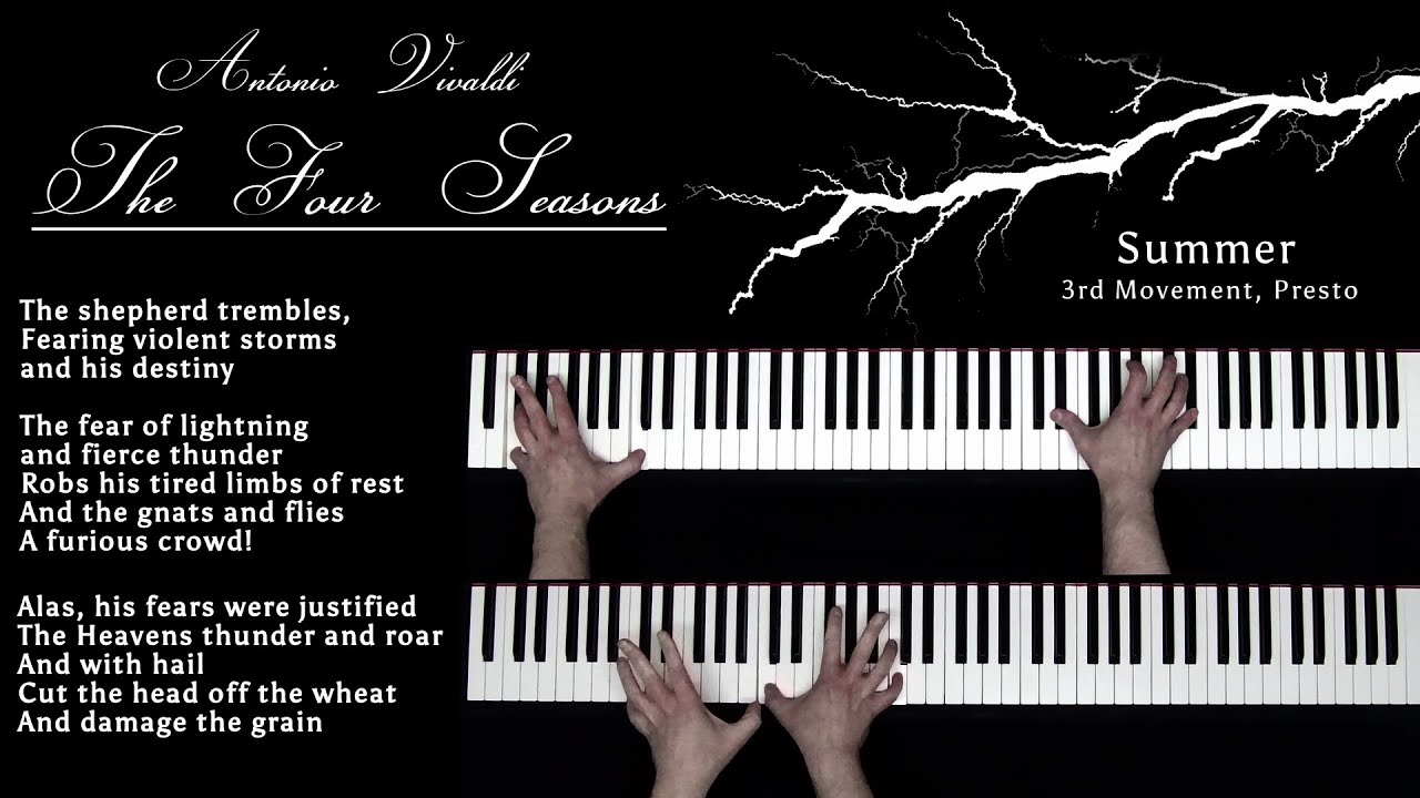 Antonio Vivaldi - Summer, Presto, Thunderstorm - Two Piano Version (Recorded 2026)