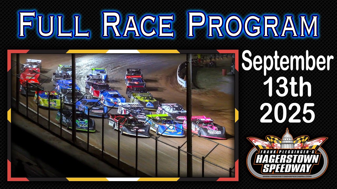 9-13-2025 Hagerstown Speedway Full Race Program