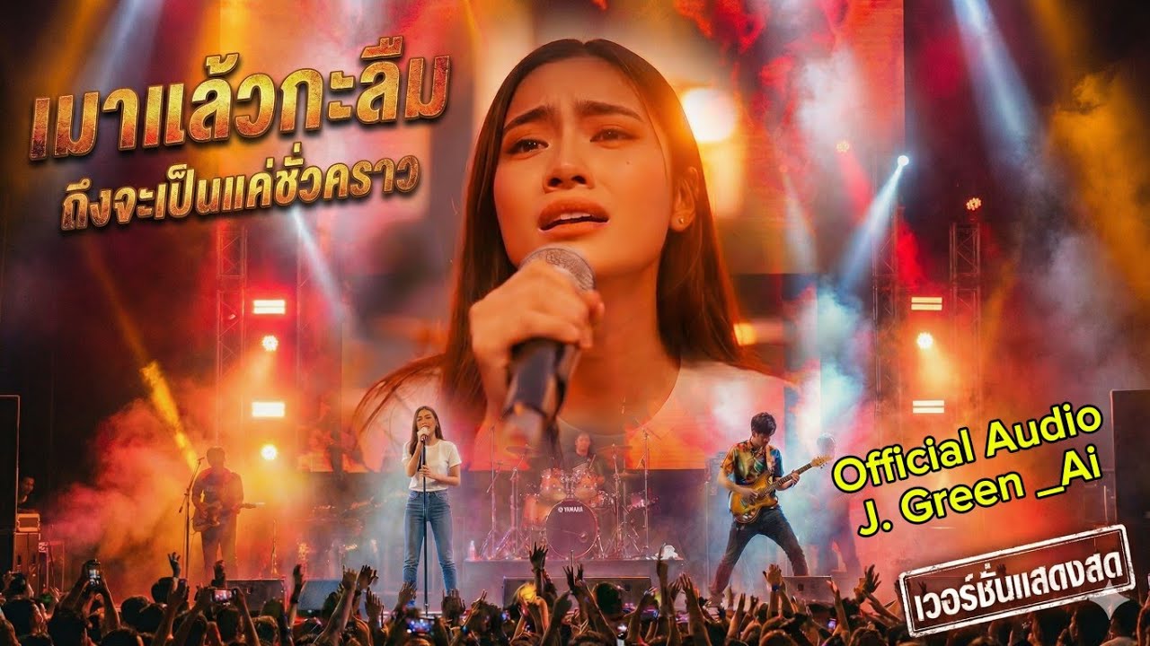เมาแล้วกะลืม (Live Version) - J. Green | เพลงอกหัก|สาวขี้เหล้า