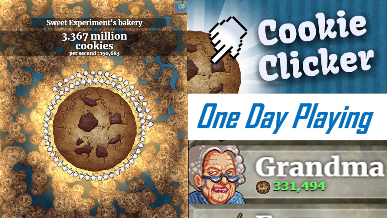Cookie Clicker (By Orteil) One Day Playing
