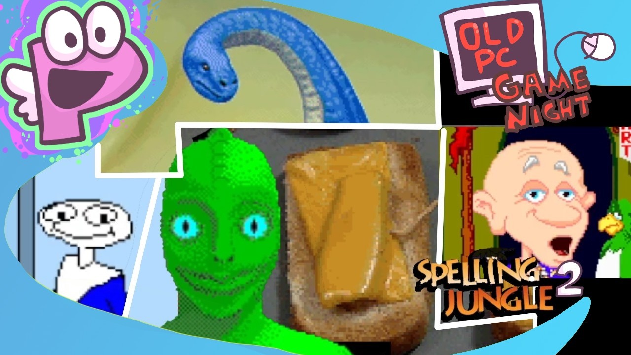Old PC Game Night (Dinosaur Night & Spelling Jungle pt.2) - Panoots