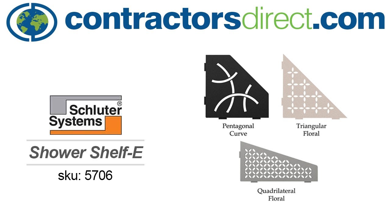 Schluter Retrofit Shower Shelf From Contractors Direct