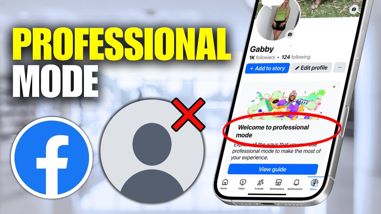 How To Fix Facebook Professional Mode Not Showing (2025)