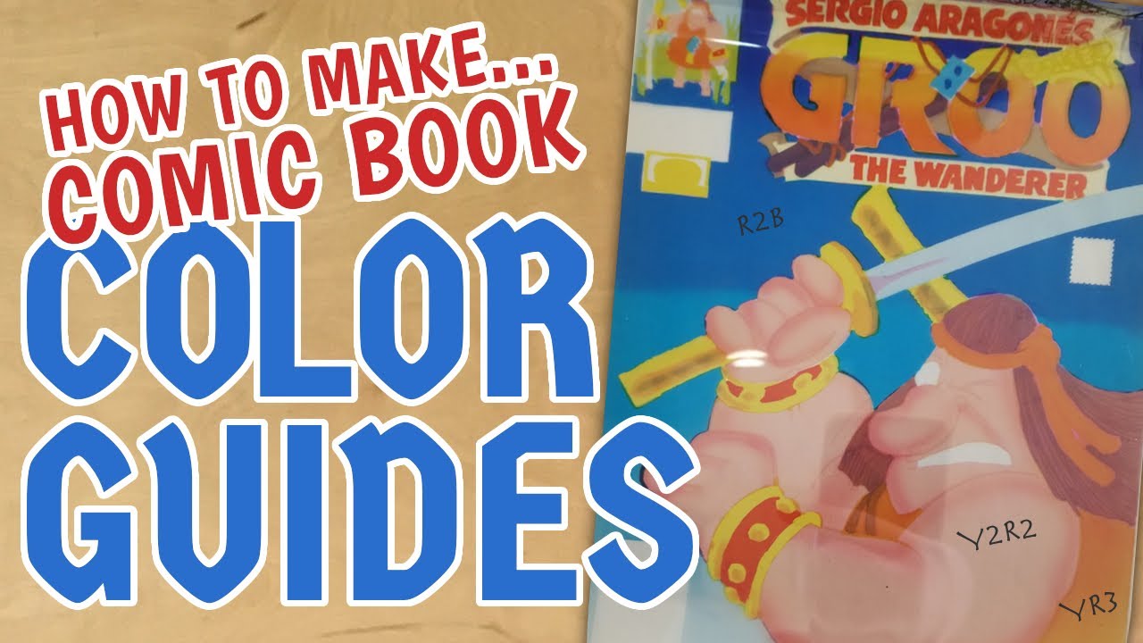 Comic Color Guides - Coloring Comics Before Computers - Tom Luth and Groo the Wanderer