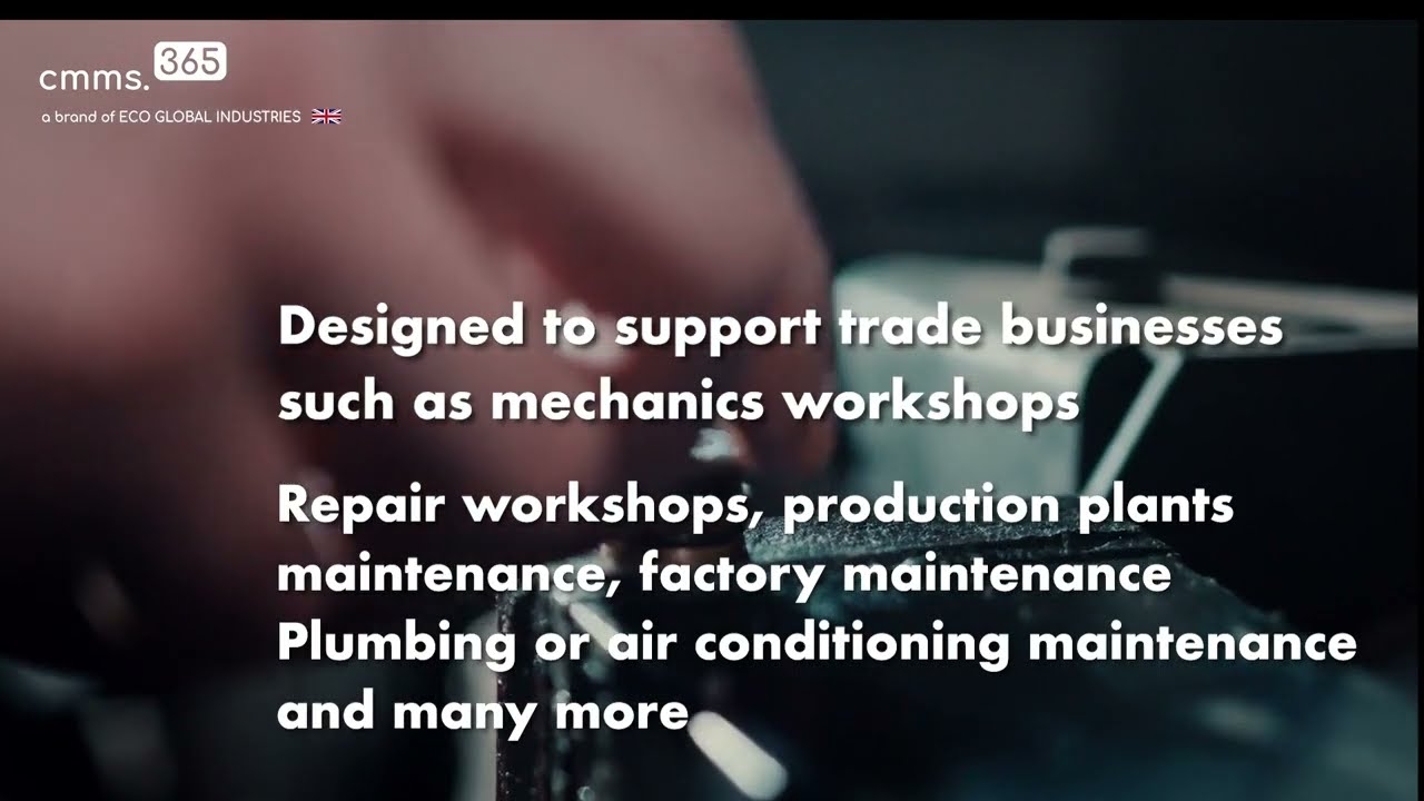 Smart Maintenance Management Software for Dummies #mechanic, #factorymaintenance, #auto-repair,