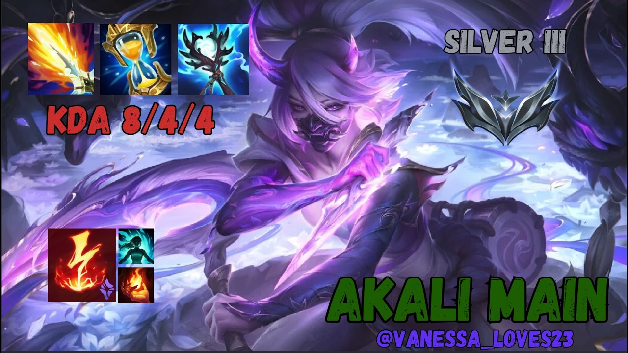The comeback was real! Akali Ranked Game