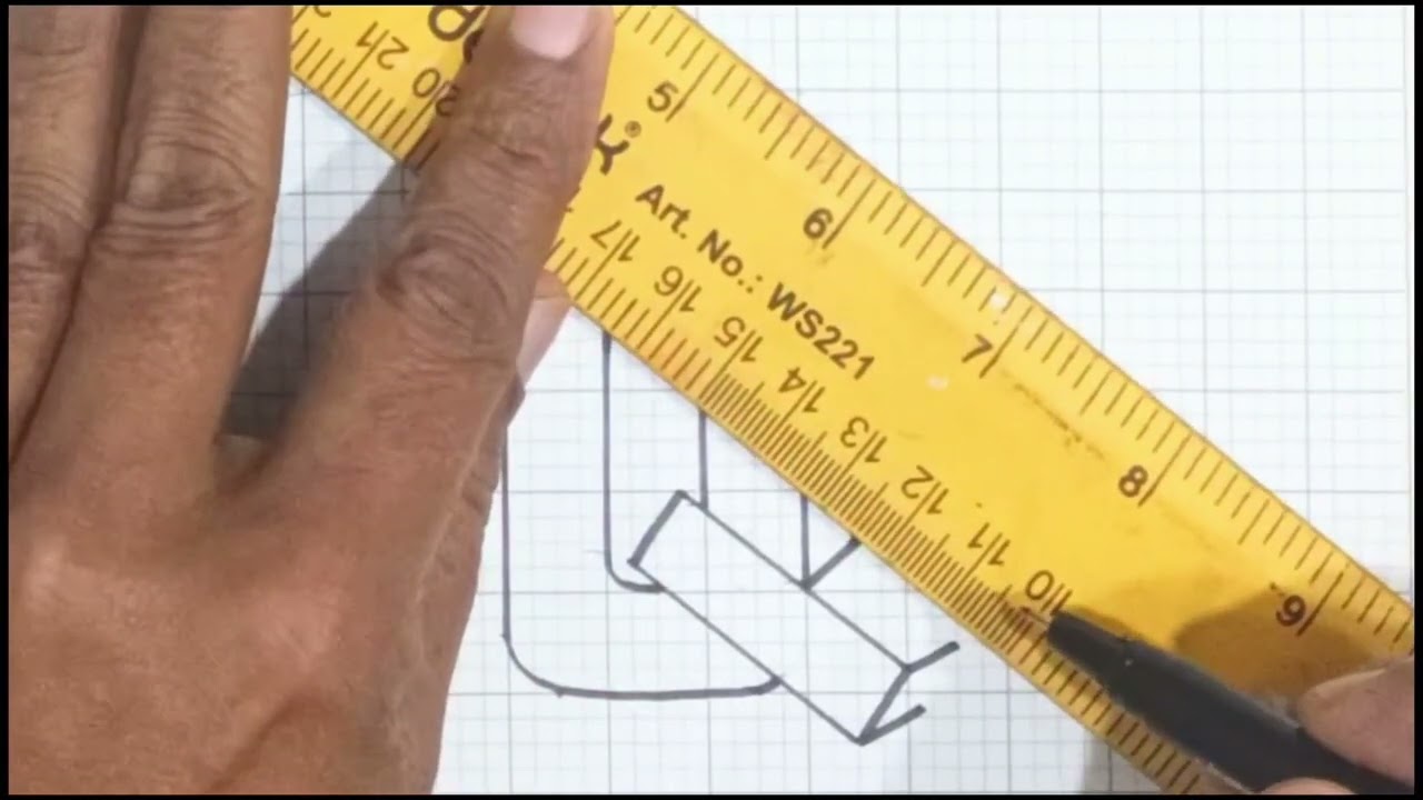 How to draw 3D letter Capital Alphabet Q tutorial | G. DeviChandra #video