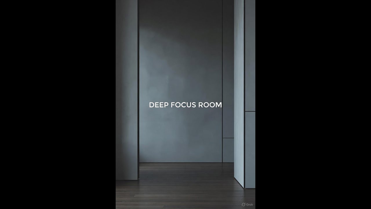 Deep Focus Room: Brown Noise for Concentration (1 Hours)