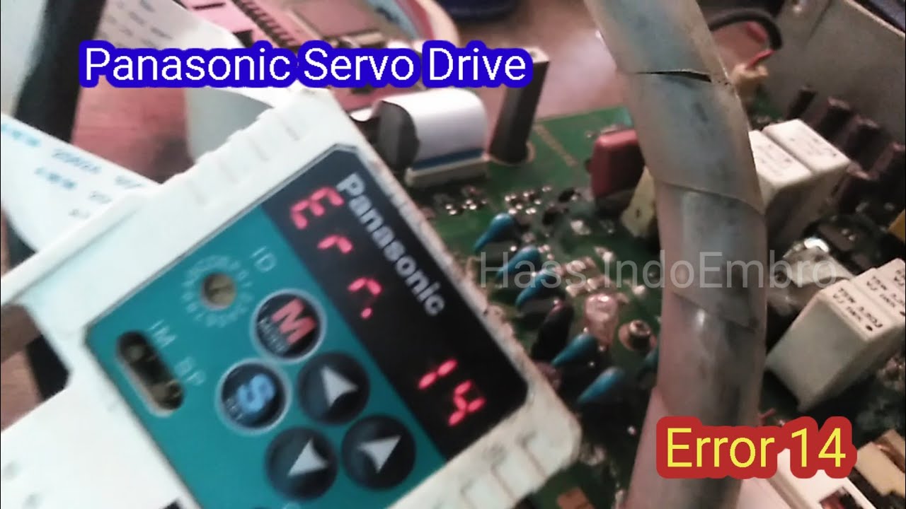Cara memperbaiki error 14 servo panasonic