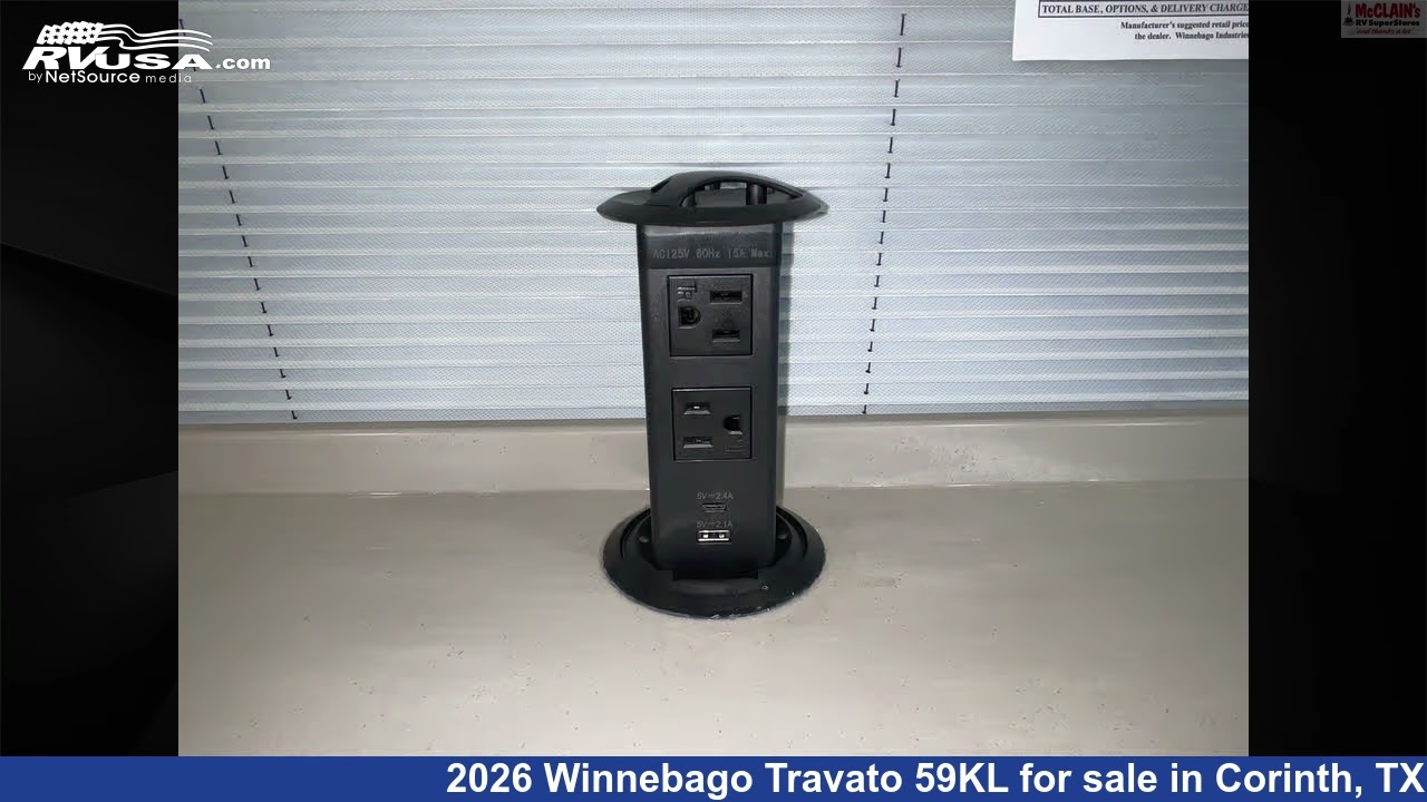 Потрясающий автодом Winnebago Travato 59KL класса B 2026 года выпуска продается в Коринте, штат Т...