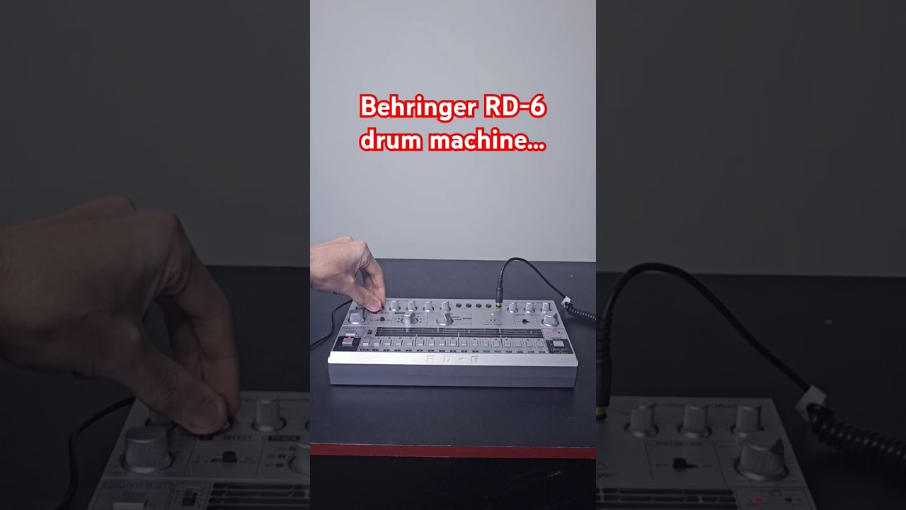 Behringer RD-6 drum machine... #shorts #behringer