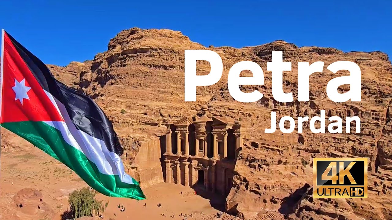 Petra | Jordania | Relaksująca podróż przez kamienne miasto | 4K/60 fps