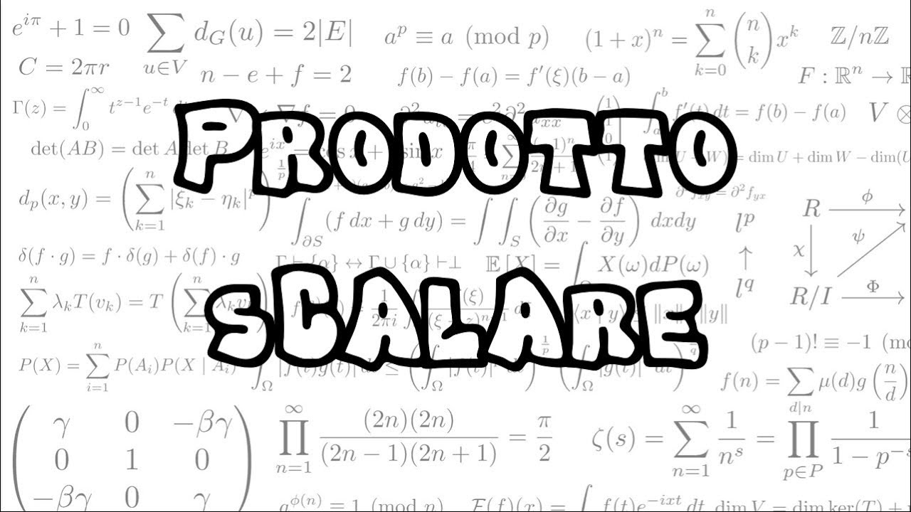 13) Prodotto Scalare e Cauchy-Schwarz