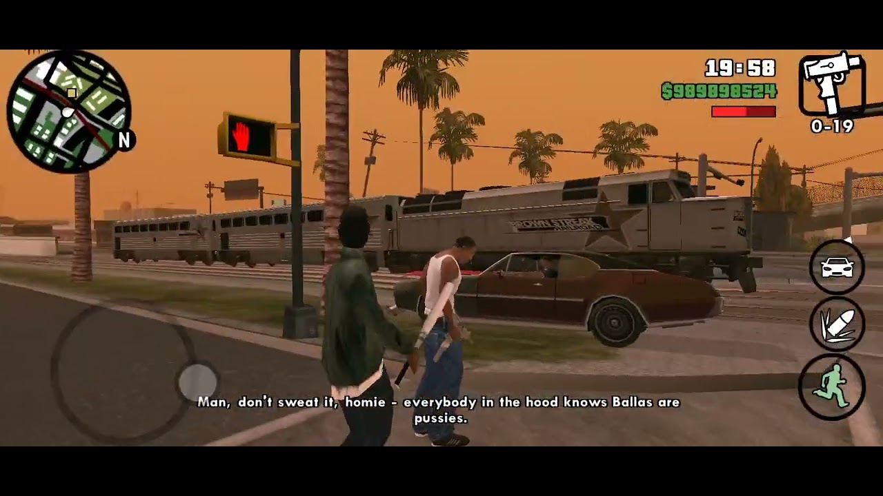 GTA SA cleaning The hood