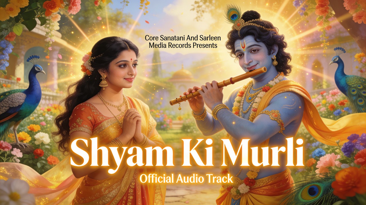 Shyam Ki Murli 🎶 Radha Krishna Divine Love Song | Vrindavan Krishna Bhakti | Core Sanatani