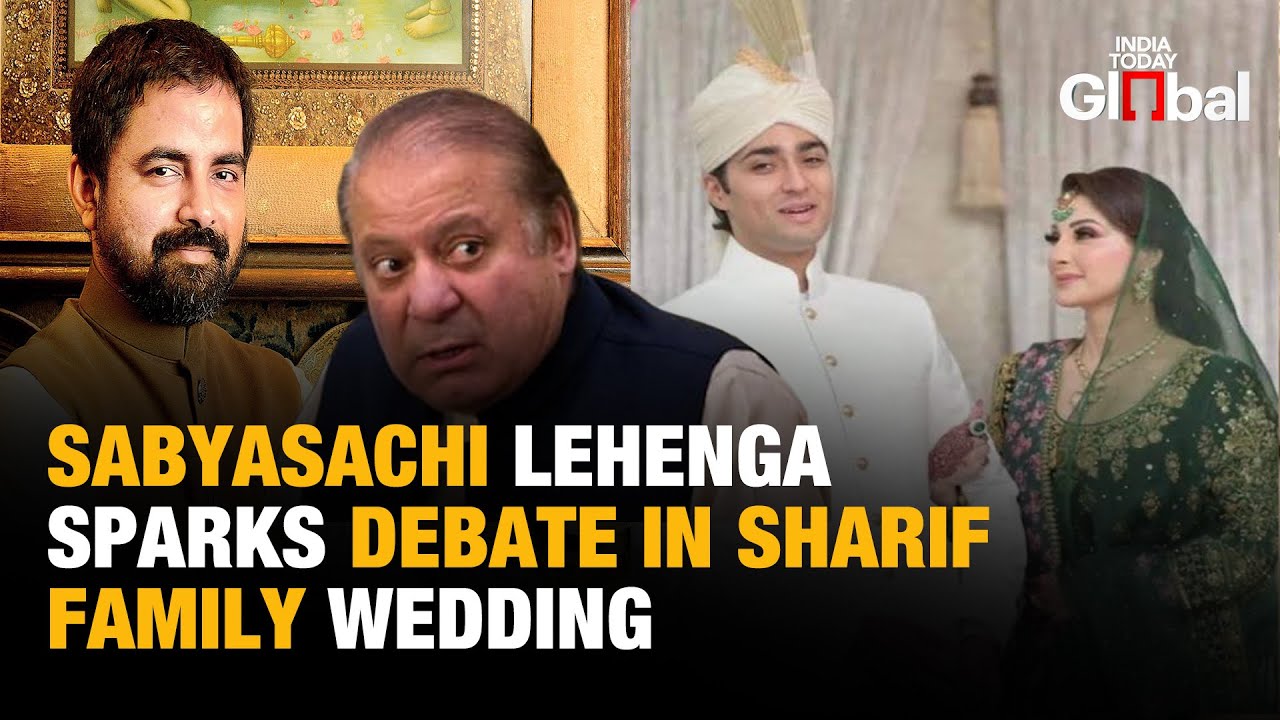 Sharif Family Wedding Sparks Outrage As Bride Chooses Sabyasachi Over Pakistani Designers