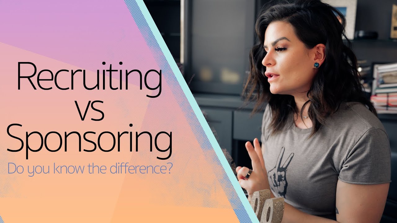 Sponsoring vs Recruiting There Is A Huge Difference - Jessie Lee #Bosslee