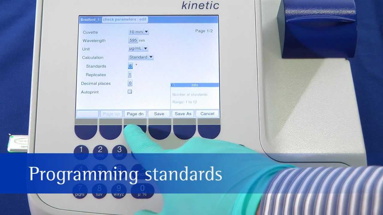 Easy programming of standard curves for colorimetric assays ...