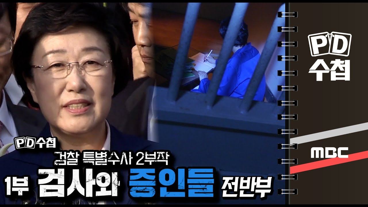 [검찰 특별수사 2부작] 1부 - 검사와 증인들 - PD수첩 - 전반부 (MBC 200901 방송)