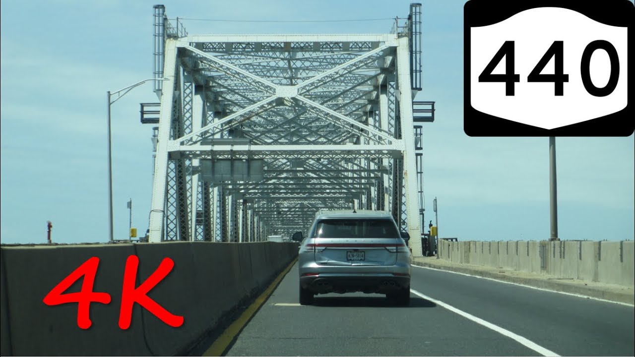 ⁴ᴷ Outerbridge Crossing south/westbound [4K VIDEO]
