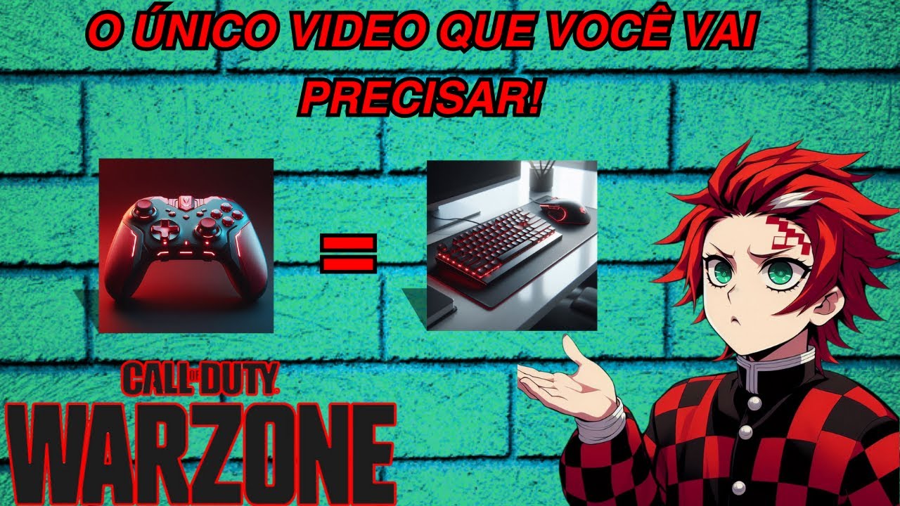 Como ter assistência de MIRA no TECLADO! - WARZONE - como usar REWASD!