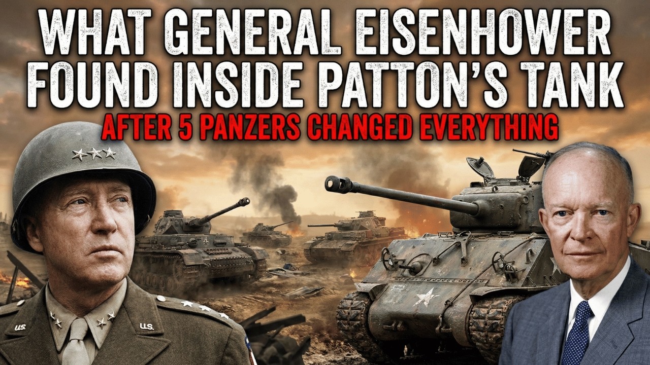 What General Eisenhower Found Inside Patton's Tank After 5 Panzers Changed Everything