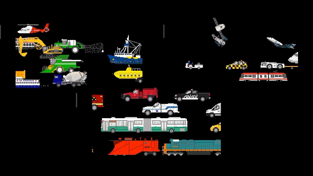 all find the vehicles endings played at the same time