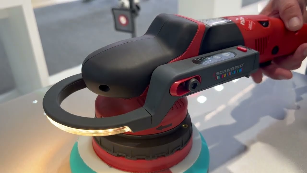 Scangrip blue tooth system and detailing buffer light
