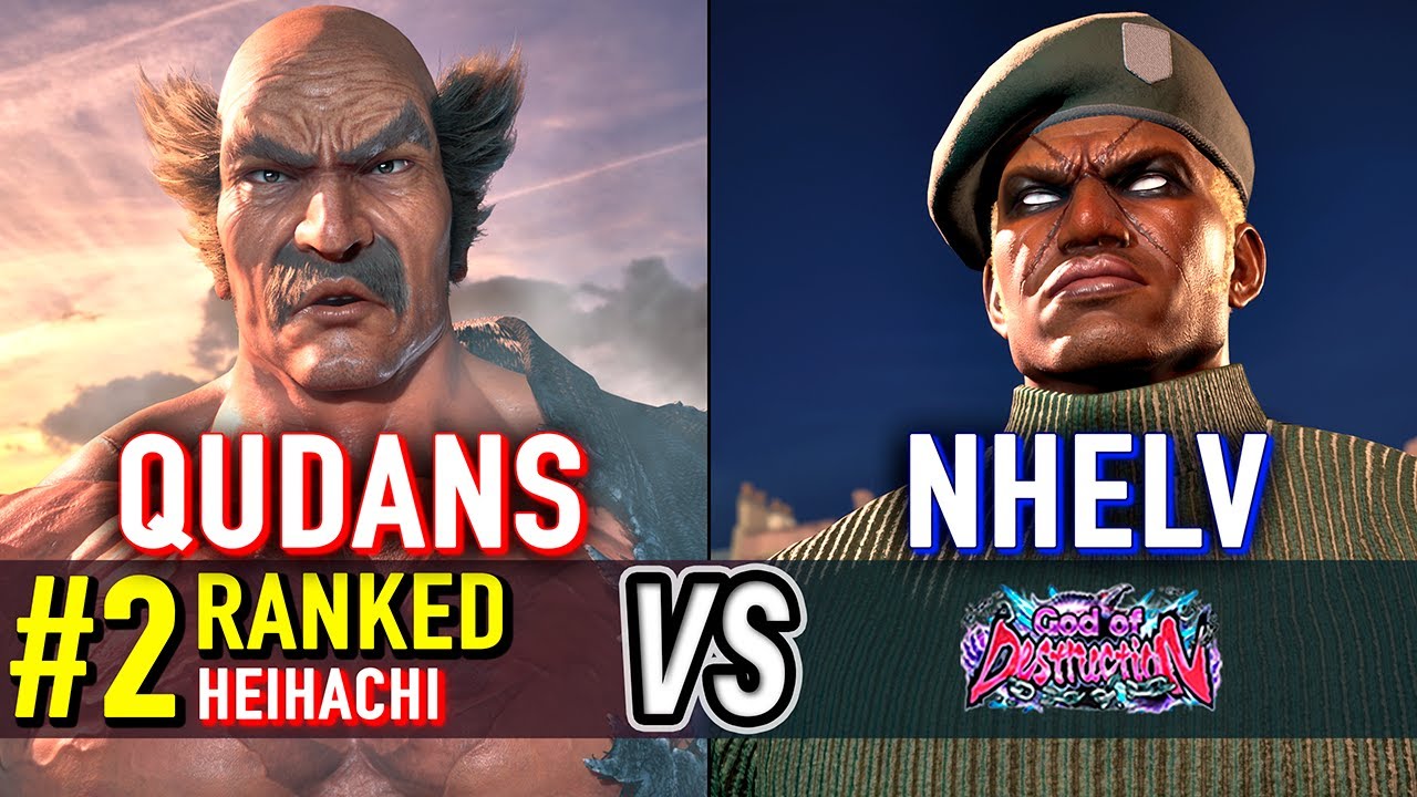 T8 🔥 QUDANS (#2 Ranked Heihachi) vs NHELV (Raven) 🔥 Tekken 8 High Level Gameplay
