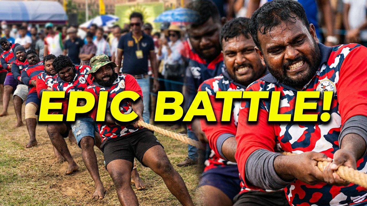 Sri Lanka Army vs Ganemulla 💥 3-2 Rope War | Epic Battle