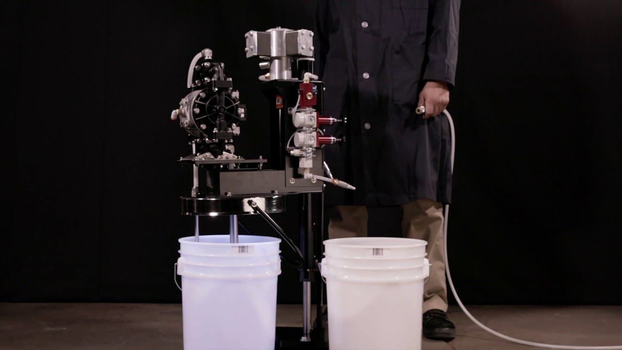 Autoquip Automation 5 Gallon Pail Ergonomic High Efficiency Elevator Agitator Mixer